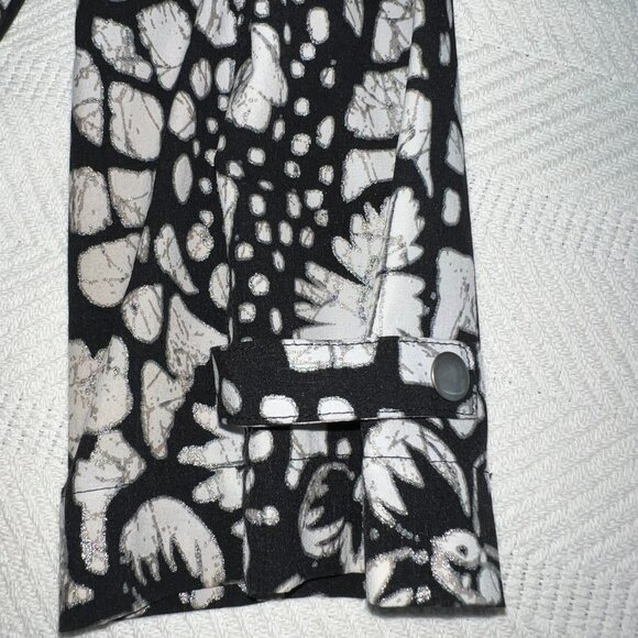 Chico’s Zenergy Jacket Black white Size 3 - Picture 7 of 9